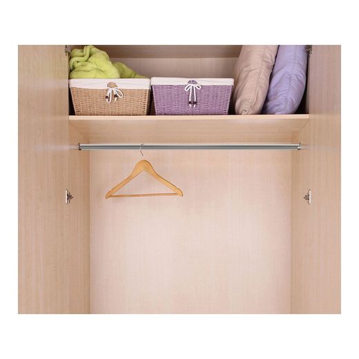 2 Unid. Soporte Armario Terminal Ovalado Cromado Cintacor - Storplanet