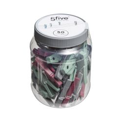 Pinzas De Plástico Para La Ropa, 50 Uds