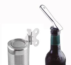 Abrelatas Mariposa+Descapsulador Niquel