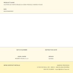 Aceitera De Vidrio Ø8 X 28,5 Cm 500 Ml