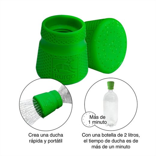 Adaptador Botella Mud Dog Ducha Portátil