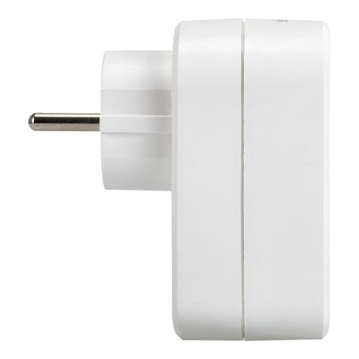 Adaptador Combi 30 W Usb A + C + 1 Toma Schuko, 16 A 250 V~, Blanco