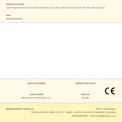 Adaptador Entrada Multiple Mundial A Salida Clavija Reino Unido, Tb-904, Travel Blue