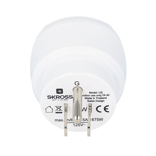 Adaptador Europeo A Estados Unidos Skross 1500203-E