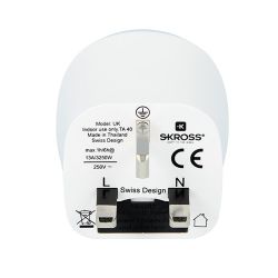 Adaptador Europeo A Reino Unido Skross 1500230-E