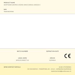 Adaptador Europeo A Reino Unido Skross 1500230-E