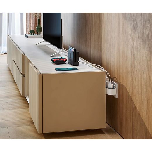 Adaptador Giratorio Schuko 3 Tomas 16A 250 V~