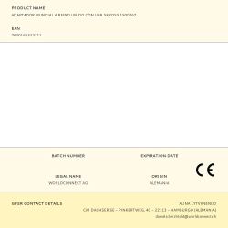 Adaptador Mundial A Reino Unido Con Usb Skross 1500267