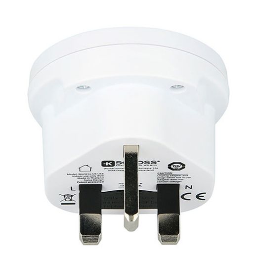 Adaptador Mundial A Reino Unido Con Usb Skross 1500267