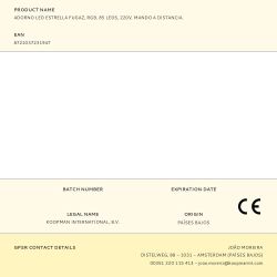 Adorno Led Estrella Fugaz, Rgb, 85 Leds, 220V, Mando A Distancia.