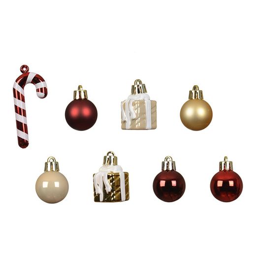 Adornos Decoración Árbol Navidad,  Modelos Variados, Tubo 10 Uds