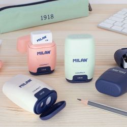 Afilaborra Compact Serie 1918 Rosa + 2 Gomas De Recambio