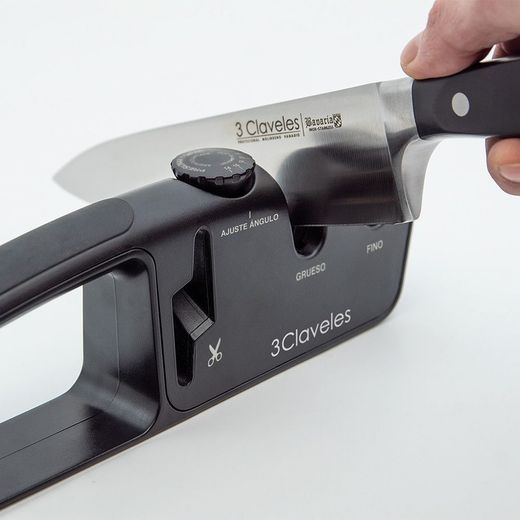 Afilador De Tijeras Y Cuchillos Con Ángulo Ajustable De 25 Cm