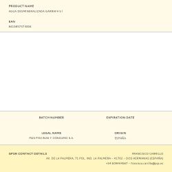 Agua Desmineralizada Garrafa 5 L