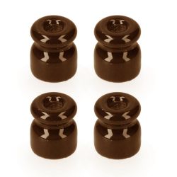 Aislador Para Cable Trenzado Marron Envasado 4 Uni Edm