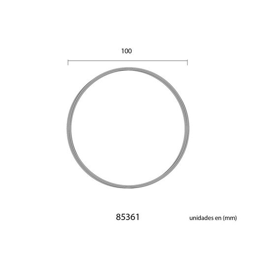 Alambre Aluminio Dorado, Calibre Ø1,5 Mm X 5 M