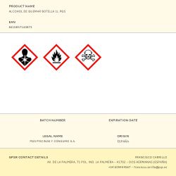 Alcohol De Quemar Botella 1L Pqs
