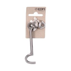 Aldabilla Barco 100Mm Latón Níquel Mate