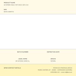 Rollo Alfombra Multiuso Antideslizante Aqua-Mat Basic Gris 65 Cm X 15 M