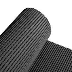 Rollo Alfombra Multiuso Antideslizante Aqua-Mat Basic Negro 65 Cm X 15 M