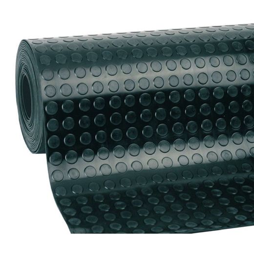 Alfombra Caucho-Goma Círculos 1 X 10 M