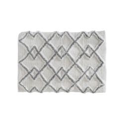 Alfombra De Baño Etnica Gris 50 X 75 Cm