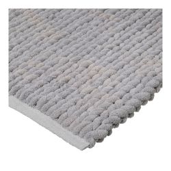 Alfombra De Baño Gris 50 X 75 Cm