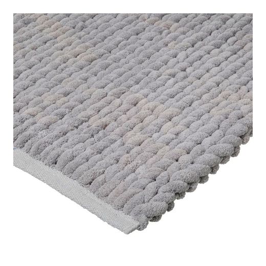 Alfombra De Baño Gris 50 X 75 Cm