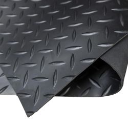Alfombra Caucho-Goma Diamantes 1 X 10 M