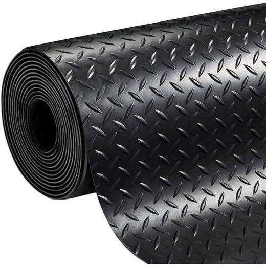 Alfombra Caucho-Goma Diamantes 1 X 10 M