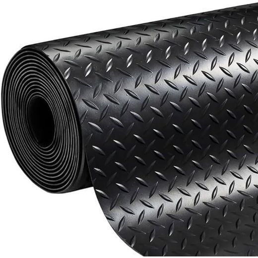 Alfombra Caucho-Goma Diamantes 1 X 10 M