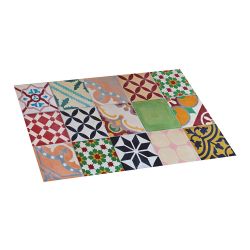 Alfombra Vinilica Mosaico Color 45 X 75 Cm