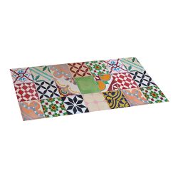 Alfombra Vinilica Mosaico Color 50 X 110 Cm