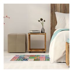 Alfombra Vinilica Mosaico Color 50 X 110 Cm