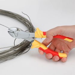 Alicates De Corte Diagonal, Aislado Vde, 180 Mm