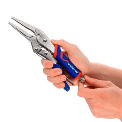 Alicates De Presión Boca Larga Pro Cr-V, 230 Mm