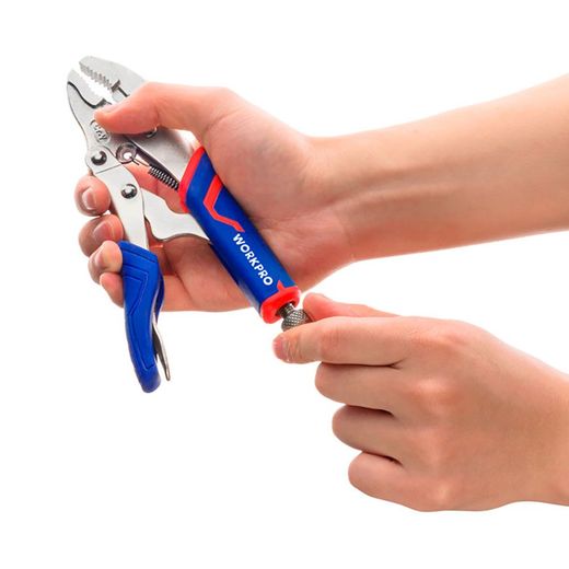 Alicates De Presión Pro Cr-V, 180 Mm