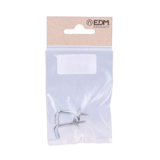 Alzapaños Torneados Latón Niquelado 25 Mm. Recogedor De Cortina, 2 Uds