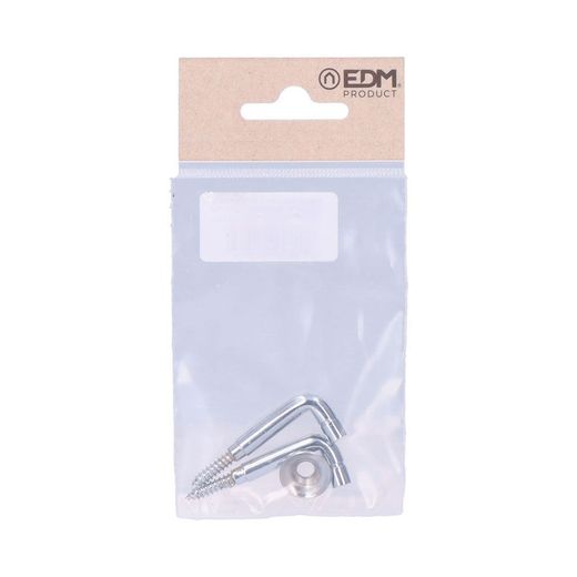 Alzapaños Torneados Latón Niquelado 30 Mm. Recogedor De Cortina, 2 Uds