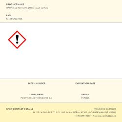 Amoniaco Perfumado Botella 1L Pqs