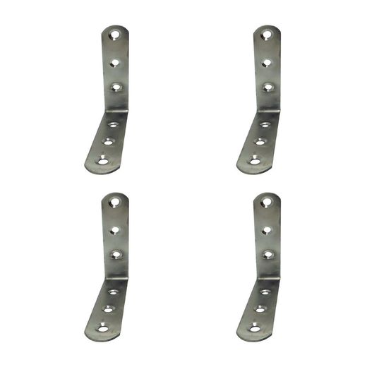 Ángulo Refuerzo An24, Acero Inoxidable, 100 X 100 X 19 Mm. 4 Unidades