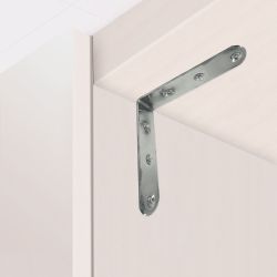 Ángulo Refuerzo An24, Acero Inoxidable, 100 X 100 X 19 Mm. 4 Unidades