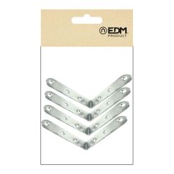 Ángulo Refuerzo An24, Acero Inoxidable, 100 X 100 X 19 Mm. 4 Unidades