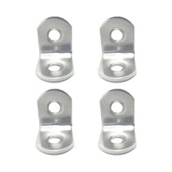 Ángulo Refuerzo An24, Acero Inoxidable, 20 X 20 X 16 Mm. 4 Unidades
