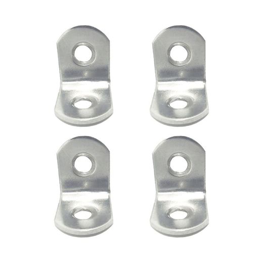 Ángulo Refuerzo An24, Acero Inoxidable, 20 X 20 X 16 Mm. 4 Unidades
