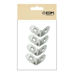 Ángulo Refuerzo An24, Acero Inoxidable, 20 X 20 X 16 Mm. 4 Unidades