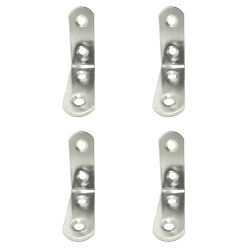 Ángulo Refuerzo An24, Acero Inoxidable, 40 X 40 X 16 Mm. 4 Unidades