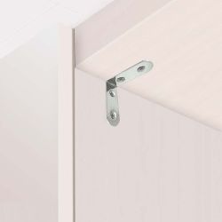 Ángulo Refuerzo An24, Acero Inoxidable, 40 X 40 X 16 Mm. 4 Unidades