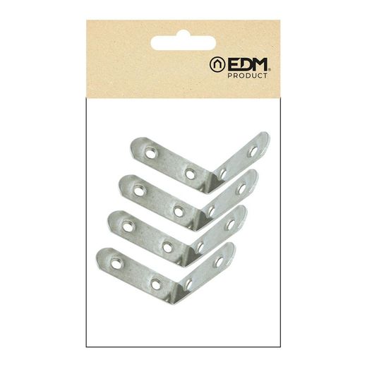 Ángulo Refuerzo An24, Acero Inoxidable, 50 X 50 X 16 Mm. 4 Unidades