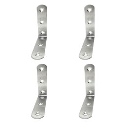 Ángulo Refuerzo An24, Acero Inoxidable, 80 X 80 X 19 Mm. 4 Unidades
